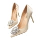 thumbnail image 4 of Zapatos de tacón alto con diamantes de imitación para mujer, zapatos sexis finos puntiagudos Wmkox8yii hfjk686, 4 of 4