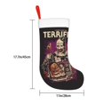 thumbnail image 4 of Terrifier Christmas Stocking Xmas Decorative Sock Double-Sided Print Hanging Gift Sock For Party & Tree Decoration 1pcs, 4 of 8