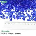 thumbnail image 3 of Uxcell High Luster Fire Glass Gravel Stone, Broken Glass Pieces for Crafts 6-9mm, 900g/1.98-Pound [Dark Blue], 3 of 7