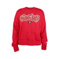 thumbnail image 4 of Girl's New Era Scarlet San Francisco 49ers Flip Sequin Sweatshirt, 4 of 4