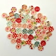 thumbnail image 4 of Zhaomeidaxi 100PCS Mixed Wooden Buttons,Wood Vintage Cute Flower Dots Craft Button,Colors Vintage Buttons for DIY Sewing Craft Decorative, 4 of 6