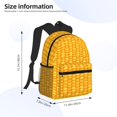 thumbnail image 3 of Rocae Corn Kernels for Lightweight Casual Backpack Travel Hiking Backpack Carry On Laptop Backpack, 3 of 6