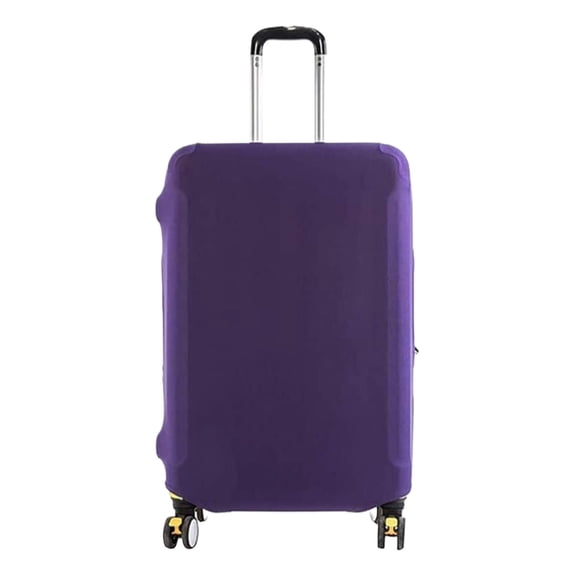 Luggage Cover, 20 inch Luggage Protector, Dust-proof Suitcases Covers, Wear-resistant Polyester Protective Case Sleeve,Washable Stretch Suit Case Cover, Suitable for Long Travel Accessories,Purple