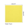 thumbnail image 2 of Uxcell Origami Paper Double Sided Sheet for Art Craft Project Beginner 50 Sheets Lemon Yellow 10x10 inch, 2 of 5
