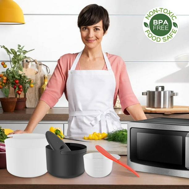 POT BOLS DE Ramen Cuiseur Vapeur Micro-ondes Cuisine Alimentaire EUR 12