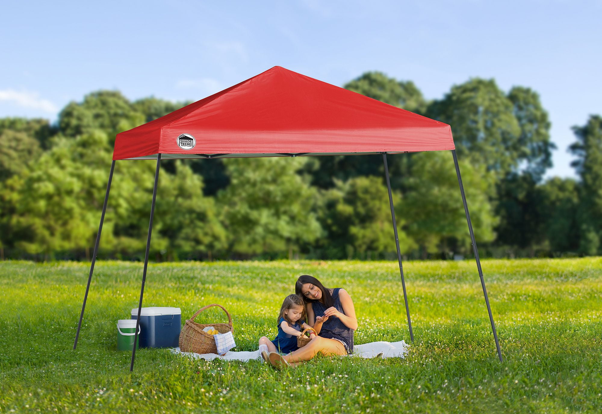 ST64 10 X 10 ft. Slant Leg Canopy - Blue - Walmart.com