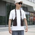 thumbnail image 4 of DcGZvy Under Arm Shoulder Bag for Men, Leather Underarm Shoulder Bag Men, Mens Underarm Shoulder Bag, Brown Holster Bag for Men, 4 of 4