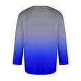thumbnail image 4 of WEAIXIMIUNG T-Shirt Homme Manches 3/4 Saint-Valentin Décontracté Col Rond Confortable Couleur Unie, 4 of 4