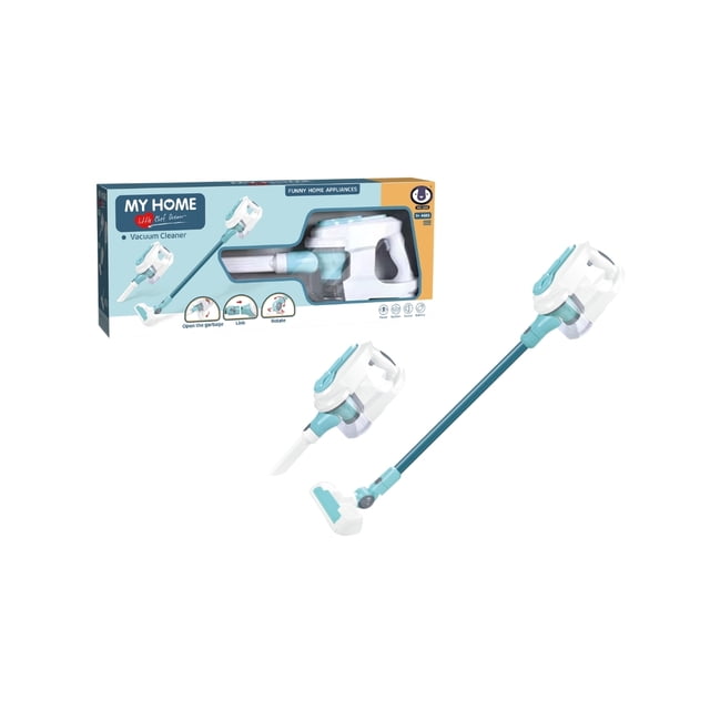 PINGÜE® Role Play | Set de Aspiradora a Escala | Estilo Trendy tipo DYSON | Azul Pastel | Juguetes Niños y Niñas