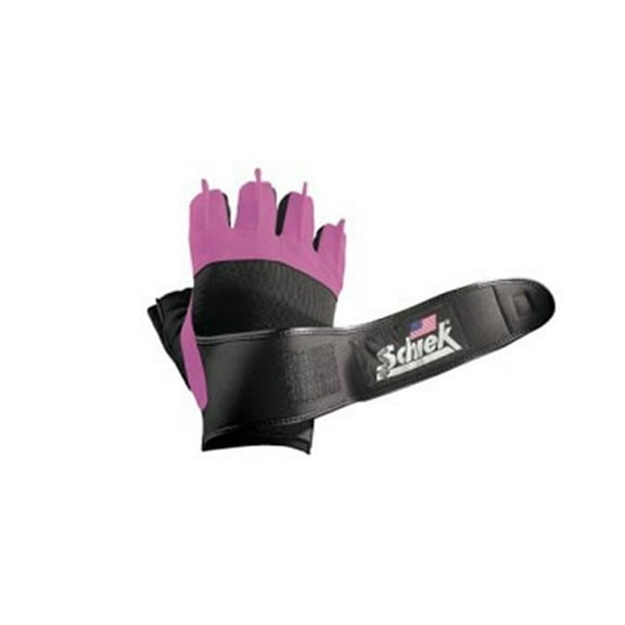 Schiek Sports 540P Pink Womens -Gel- Lifting Gloves with Wrist Wraps - XS