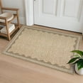 thumbnail image 2 of FairOnly Brown Modern Solid Color 2'x3'Entrance Rug Non Slip Low Pile Doormat for Kitchen Bathroom, 2 of 6