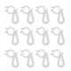 thumbnail image 4 of Christmas Light Clips, Plastic Material 120 Pcs Easy To Install Waterproof Christmas Lights Gutter Clips For Party, 4 of 8