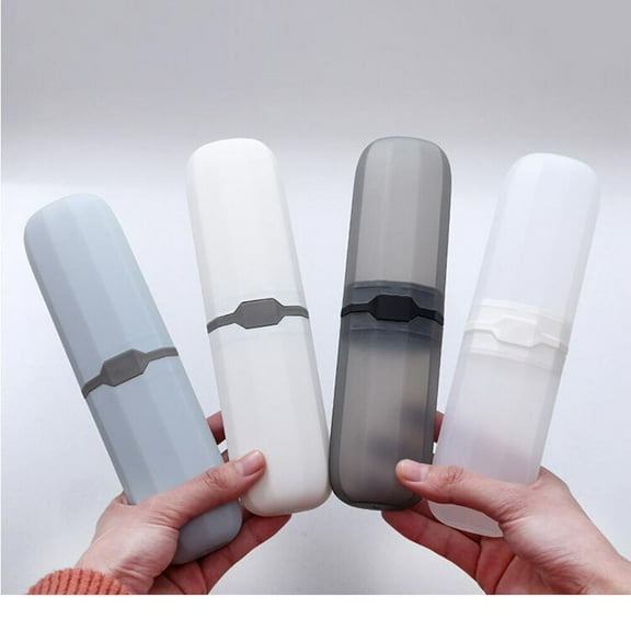 ROSENICE Tooth Brush Case 1Pcs Portable for Travel and Business Trip White PP