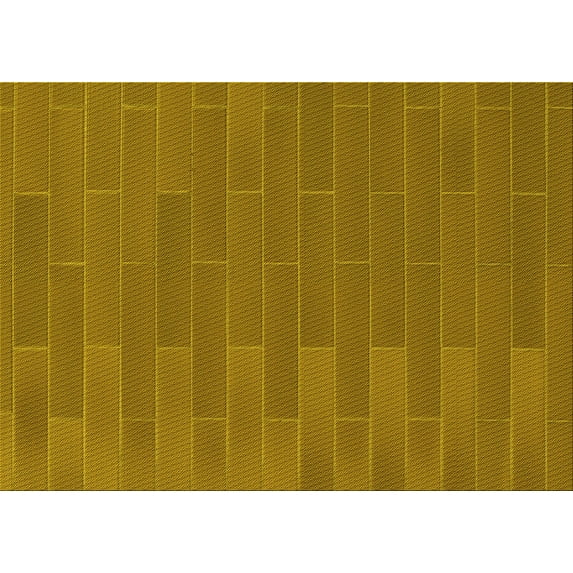 Ahgly Company Indoor Rectangle Patterned Orange Gold Area Rugs, 8' x 12'