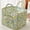 Style-R-18, variant on Car Storage Basket Organizer, Large Capacity Foldable Auto Bin with Handles, Boho-Chic Quilted Floral Storage Basket,Quilted Fabric Trunk & Back Seat Organizer for Groceries