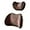 Brown, variant on car headrest & lumbar support cushion,Car Neck Lumbar Support Pillow Cushion Set Memory Foam for Low Back Pain Relief Ergonomic Car Seat Headrest Back Pillow,lumbar support pillow for car