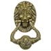 thumbnail image 2 of BRASS Accents A07-K5000-609 Lion Door Knocker 7-.50 in. Antique Brass, 2 of 2