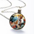 thumbnail image 6 of Leopard Necklace Personalized Custom Photo Round Pendant Adjustable Stainless Steel Necklaces with Gift Box for Men Women Mothers Valentine's Jewelry Gift, 6 of 6