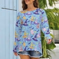 JINGDS Sweet Mini Witch Hats Ice Cream3 Casual Long Tunic Tops for