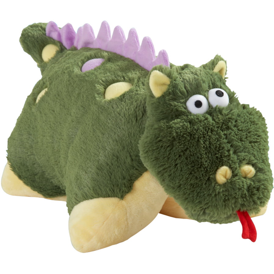 Authentic Pillow Pets Green Stegosaurus Large 18" Plush Toy Gift
