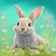 thumbnail image 1 of Diamond Painting 5D DIY Full Round Drill Rabbit Kit Decoración del hogar Art Craft(2) Hugtrwg Para estrenar, 1 of 9