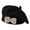Black, variant on SIEYIO Cute Baby Girl Knitted Beret Soft & Comfortable Hat Stylish Infant Girl Beret Hat Perfect for Outdoor Activities Gift