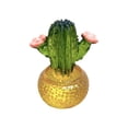 thumbnail image 2 of Harpily Desktop Decor Cactus Car Center Console Decoration Transparent Resin Crafts Computer Home Decoration, 2 of 3