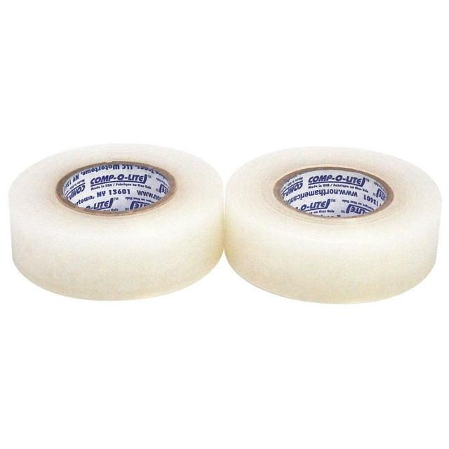 Comp-o-lite Clear Shin Pad Tape 24MM X 20M Pack of 2 Rolls