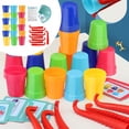 thumbnail image 3 of Juego de vasos apilables para niños, juego interactivo para padres e hijos, rompecabezas de aprendizaje temprano apilable, regalos finos, 3 of 9