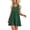 Green, variant on FUTATA Women Summer Swing Dress Sleeveless Sundress Tunic Shift Dresses Casual T-Shirt Tank Dresses V Neck Beach Cover Up Pleated Dress,5 Colors