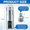 thumbnail image 3 of Lsupdaol Grease Gun Coupler with 1/8 inch NPT Threads, Push on Slotted Right Angle 90 Degree Grease Coupler Fits Standard 1/8 inch NPT Grease Hoses, 2.1 Inch Length, 3 of 7