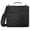 Black Simple Geometric Lines, variant on 3 Ring Zipper Binder with Shoulder Strap Waterproof Trapper Keeper 1.5 Inch D-Ring 500 Sheets Capacity Stars with Silver and Purple