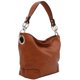 thumbnail image 1 of Bolso de hombro Hobo ALYSSA Camel con herrajes Big Snap Hook, 1 of 7