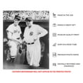 thumbnail image 3 of HISTORIX Vintage 1943 Ted Williams and Babe Ruth Poster Photo Print - 11x14 Inch Vintage Photo of Babe Ruth & Ted Williams in a Dugout on Fenway Park, 3 of 6