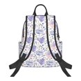 thumbnail image 6 of Lafuoo Lavender Flowers Pattern Lightweight Backpack, Wear-resistant Multi-pocket Travel Backpack, Suitable for Work, Campus, Mountaineering, Unisex-One Size, 6 of 7