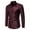 Red, variant on Floenr Mens T Shirts,Men's Printed No Iron Loose Button Lapel Long Sleeved Shirt