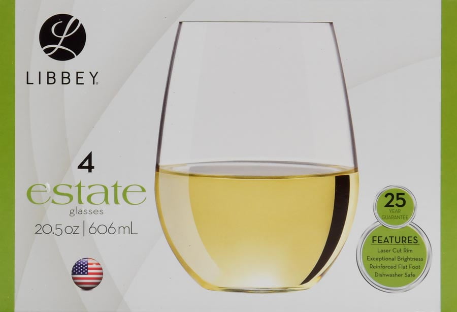Libbey Estate Stemless Wine Glass, 4 Pack Walmart Inventory Checker