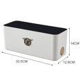 thumbnail image 3 of VALINK Luxury Cable Management Organizer Box with Lid Cord Organizer Box to Hide & Conceal Power Strips, 3 of 6