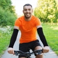 thumbnail image 2 of 20 Pares de Mangas de Brazo de RefrigeracióN Mangas Calentadoras de ProteccióN UV para Hombres y Mujeres, para Correr, Ciclismo, Senderismo, Golf, Negro, 2 of 5