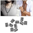 thumbnail image 2 of Cuentas para barba BLESIY Set de 10 anillos nórdicos de aleación, 2 of 8