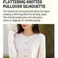 thumbnail image 5 of Women’s Soft Knit Button Front Cardigan, Long Sleeve Lightweight Cozy Sweater Top for Fall Winter, 5 of 7