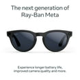 thumbnail image 2 of Ray-Ban Meta Headliner Low Bridge Fit (Gen 2) - Shiny Black, Transitions Sapphire lenses, 2 of 12