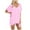 Pink, variant on Swimsuit Cover up For Women Women's New Fashion Beach Sexy Solid Hem Cover Up Swimwear Navy One Size
