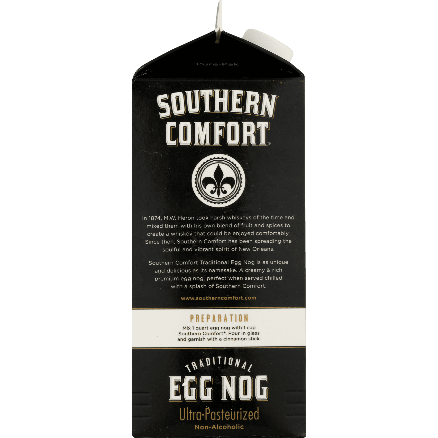 Southern Comfort Ultra Pasteurized Eggnog Half Gallon Walmart Com