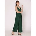 thumbnail image 2 of HERE&NOW Women's Solid Jump Suit Dress Ankle Length Strappy Deep Neck Summer Wear Slip On Attched Top And Bottom Set, 2 of 7