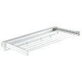 thumbnail image 2 of GROWTH TANK Foldable Clothes Drying Rack, Wall Mounted Towel Rack with 3 Hooks, Space Saver, White, 2 of 9