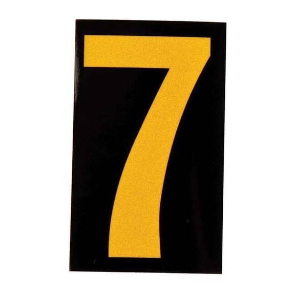 Brady Reflective Numbers And Letters,7,PK25 5890-7