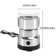 thumbnail image 4 of Electric Coffee Grinder, 4-Blade Spice Grinder, Portable Stainless Steel Grain Mill for Coffee Beans, Spices, Nuts, Grains, Dry Herbs, 4 of 7