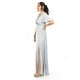 thumbnail image 2 of Vestido largo con abertura Roman Fashion /Juvenil, 2010 (Gris) gris EG, 2 of 5