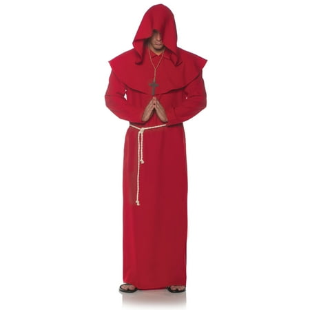 Religious Monk Adult Costume (Red)
